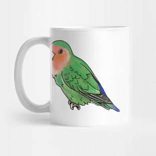 Peach-faced Lovebird Mug